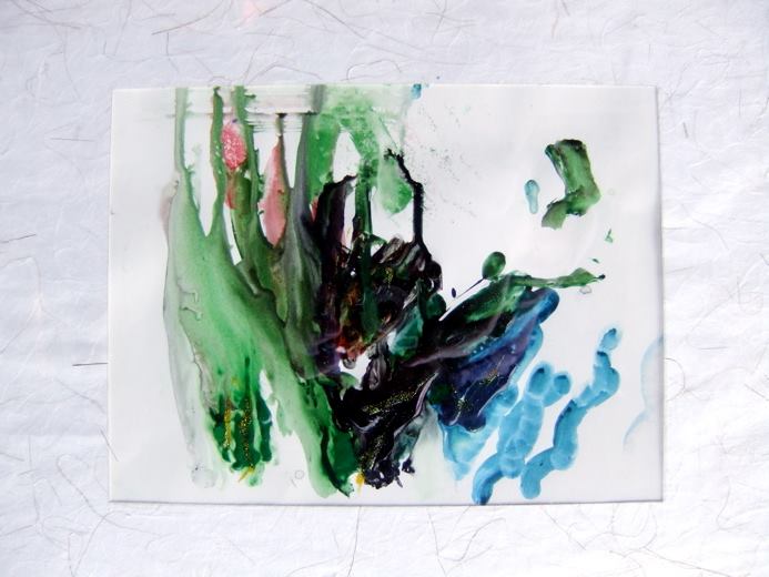 2011_VERT ET BLEU_Watercolor 2011_VERT ET BLEU_Watercolor